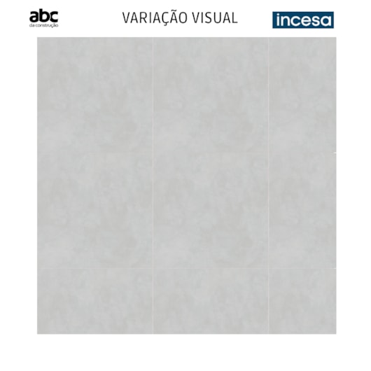 Porcelanato Incesa Dunne Gray 90x90cm Retificado - Imagem principal - 26ad2355-b865-4e29-aa61-b03c99b29a1e