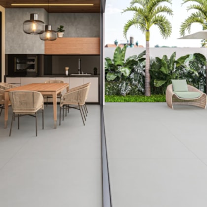 Porcelanato Incesa Dunne Gray Acetinado 120x120cm Retificado