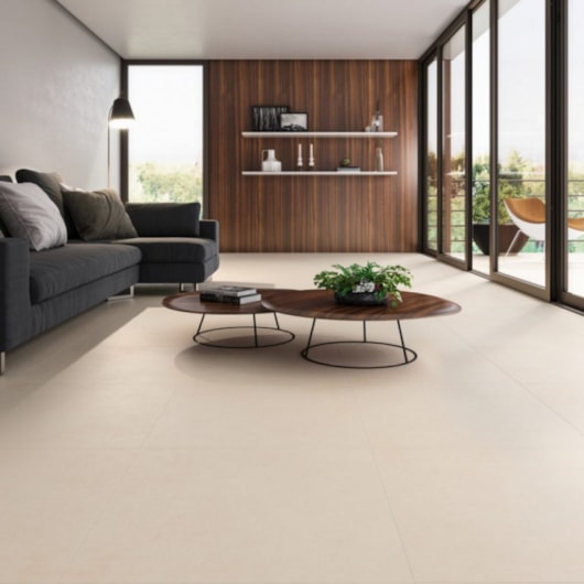 Porcelanato Incesa Essence Bege Polido 80x80cm Retificado - Imagem principal - 488fa558-09bd-4128-9bee-ed79a6f4f358