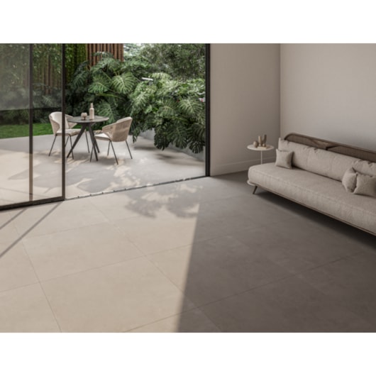 Porcelanato Incesa Georgia Bege Cetim 80x80cm Retificado - Imagem principal - 6c6c1175-8aa4-461b-9e16-40a098d194a5