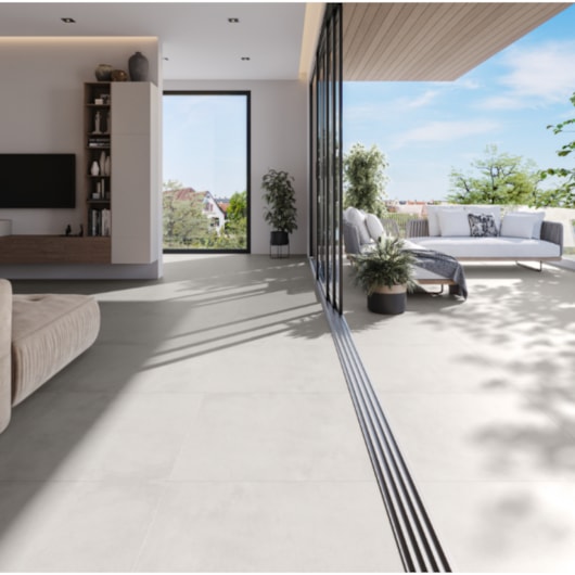 Porcelanato Incesa Habitar Cinza Cetim Acetinado 80x80cm Retificado - Imagem principal - a4db0ee4-25cd-464d-8e1d-6bd11ce283ba