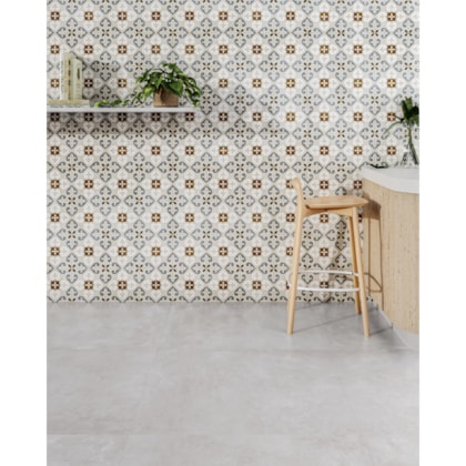 Porcelanato Incesa Habitar Nebbia Cetim 80x80cm Retificado