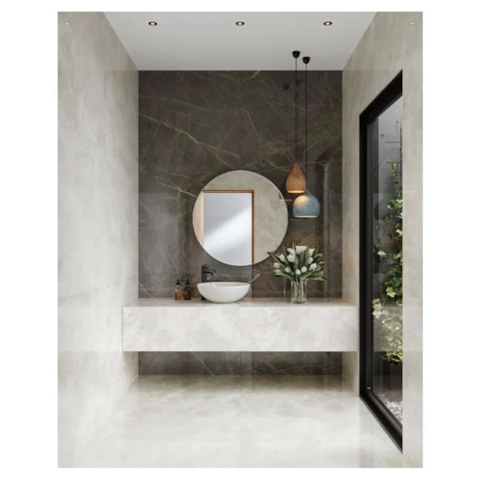 Porcelanato Incesa Olimpo White Cetim 90x90cm Retificado - Imagem principal - 6393ab38-e262-42bd-920c-de49e8e76624