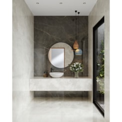 Porcelanato Incesa Olimpo White Polido 90x90cm Retificado
