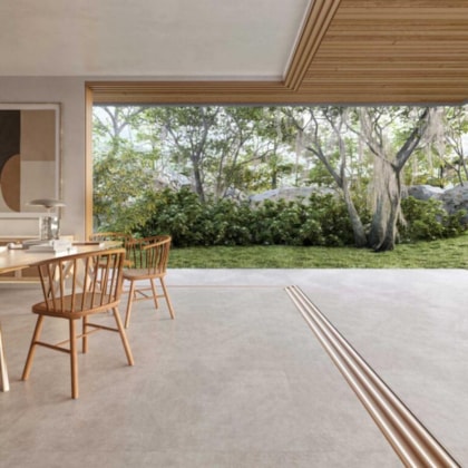 Porcelanato Incesa Paviment Gray Cetim Acetinado 90x90cm Retificado