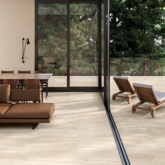 Porcelanato Incesa Travertino Bege Cetim Acetinado 80x80cm Retificado - Imagem principal - cf1b75b4-c73d-4b50-aa99-267337138f5f