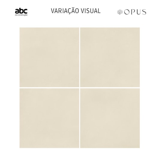 Porcelanato Opus Austin Acetinado Bege Plus 83x83cm Retificado - Imagem principal - 77f9dd62-cce3-4e6e-87df-ab083da6d824