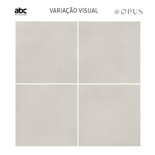 Porcelanato Opus Austin Acetinado Gray Plus 83x83cm Retificado - Imagem principal - f99bdb41-ab65-48a7-888f-93b2e99a195e