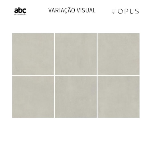 Porcelanato Opus Everest Acetinado Off White 94x94cm Retificado - Imagem principal - 32ca3d0f-f9d4-4090-87a4-f6b0472c57cd
