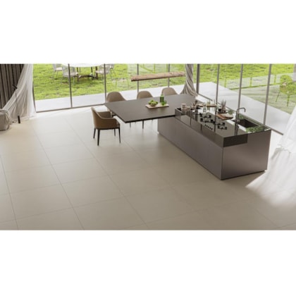 Porcelanato Opus Max Everest Acetinado Grigio 71x71cm Retificado
