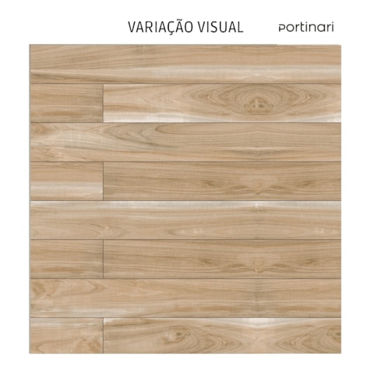 Porcelanato Portinari Abitare Hd Acetinado Bege 19x117cm Retificado  - Imagem principal - a45fa11a-78be-4858-a295-b346ea8985c8