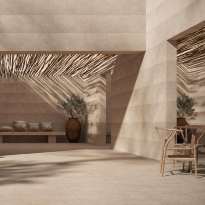 Porcelanato Portinari Argilas Decor Taupe Matte 40x120cm Retificado