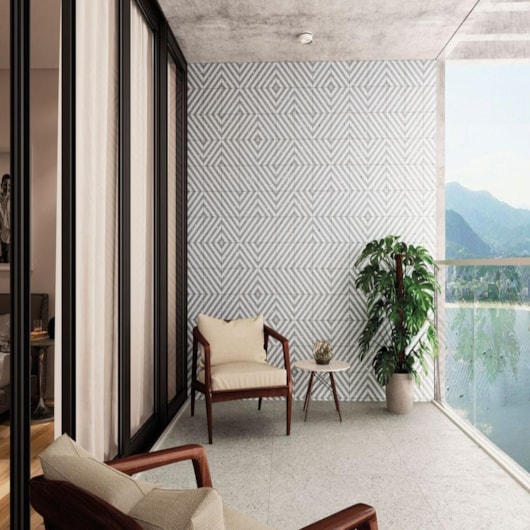 Porcelanato Portinari Battuto Gr Natural 100x100cm Retificado - Imagem principal - 7d7b9163-4fe5-4aab-a42e-f701786af049