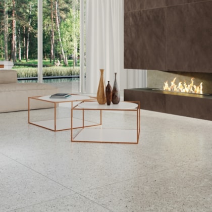 Porcelanato Portinari Battuto Sgr Natural 100x100cm Retificado