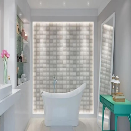 Porcelanato Portinari Bella Vita Spk Lux 8x25cm Bold