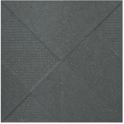 Porcelanato Portinari Boulevard Decor Bk Matte 58,4x58,4cm Retificado