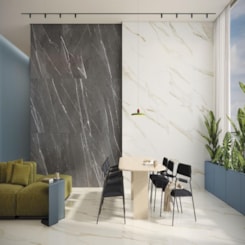 Porcelanato Portinari Calacata Clássico White Polido 90x90cm Retificado