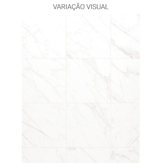 Porcelanato Portinari Calacata Clássico White Polido 90x90cm Retificado - Imagem principal - e543293b-62bf-4b54-b70b-d2abcdc9f4c2