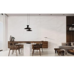 Porcelanato Portinari Calacata Wh Acetinado 120x270cm Retificado