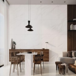 Porcelanato Portinari Calacata Wh Natural 90x180cm Retificado