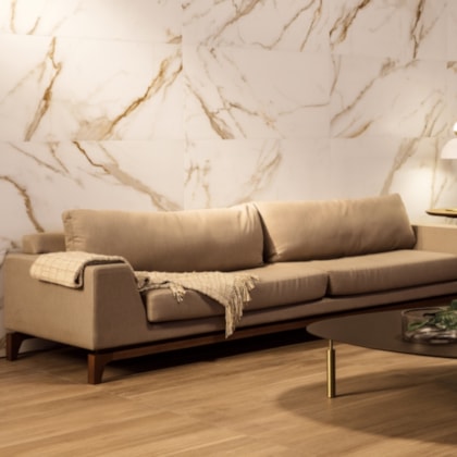 Porcelanato Portinari Canova Calacata Wh Natural 100x100cm Retificado