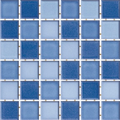Porcelanato Portinari Creare Blue Mix 4,8x4,8cm Bold