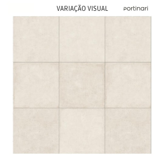 Porcelanato Portinari Detroit Off white Acetinado 87,7x87,7cm Retificado - Imagem principal - 003c04d7-16ee-4be7-857f-bc78c65afc91