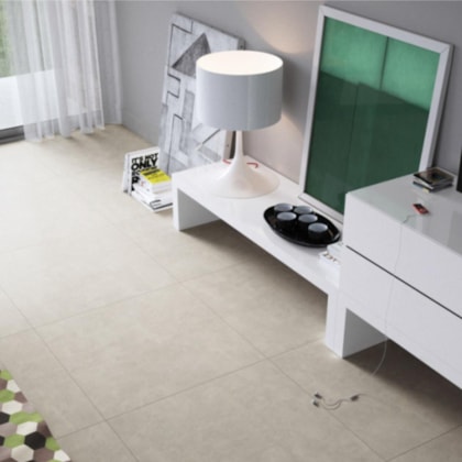 Porcelanato Portinari Downtown White Natural 120x120cm Retificado