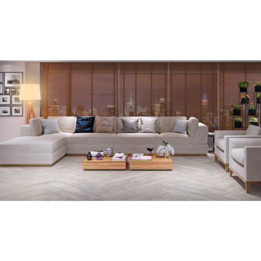 Porcelanato Portinari Giardino Gr Acetinado 20X120Cm Retificado - Imagem principal - 5e93c406-2997-4fd3-8781-d2f2000f8d12