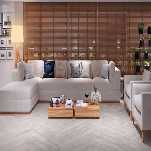 Porcelanato Portinari Giardino Wh Acetinado 20x120cm Retificado - Imagem principal - 17b06c05-1fd6-444d-a1f7-0d3156e5adec