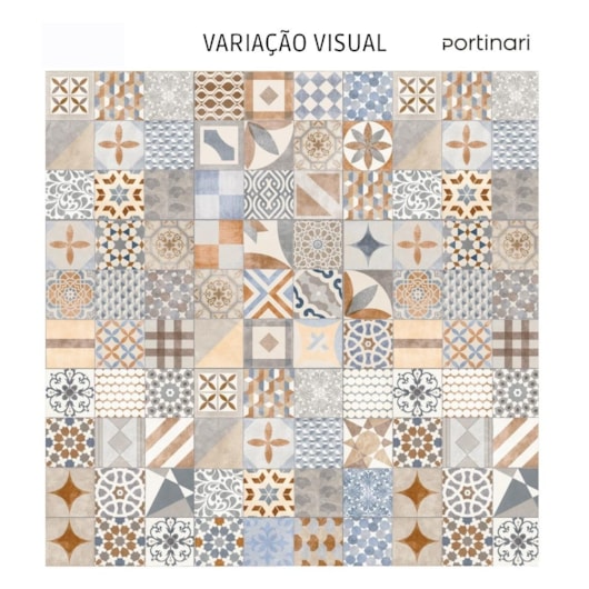 Porcelanato Portinari Lisboa Hd Mix Acetinado 58,4x58,4cm Retificado - Imagem principal - c779037f-bfaa-4d22-aff4-854a37d70b4e