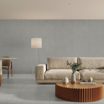 Porcelanato Portinari Lithos Gr Natural 90x90cm Retificado