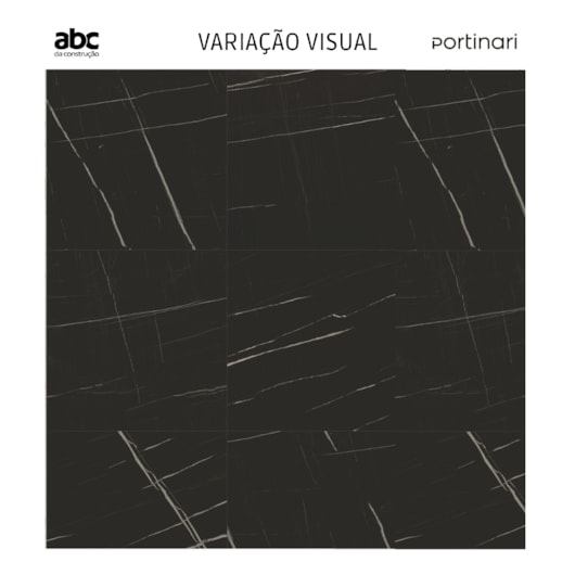 Porcelanato Portinari Lumina Marquina Natural 60x120cm Retificado - Imagem principal - da23feb3-7002-409c-87fc-aeb3d4574f1b