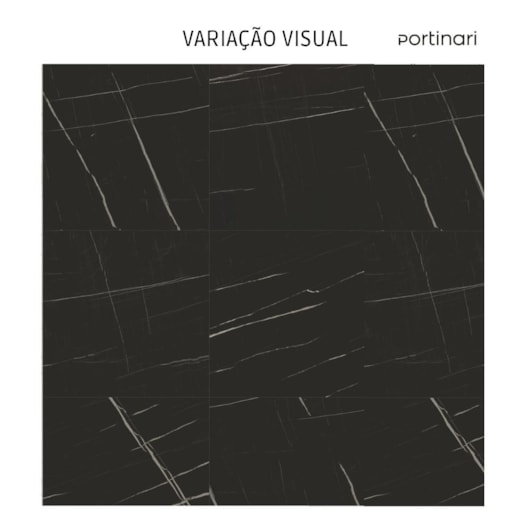 Porcelanato Portinari Lumina Marquina Natural 60x120cm Retificado - Imagem principal - 4981651f-8292-4dd9-9367-6c7cb42614d2