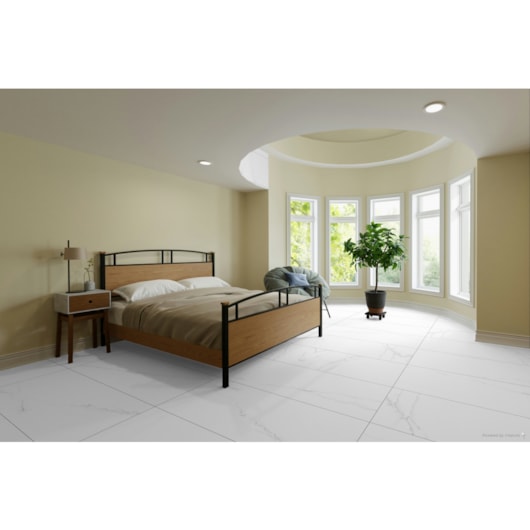 Porcelanato Portinari Lumina Wh Acetinado 58,4x117cm Retificado - Imagem principal - 3b13501f-fe98-4daf-8a3b-8c8628a21843