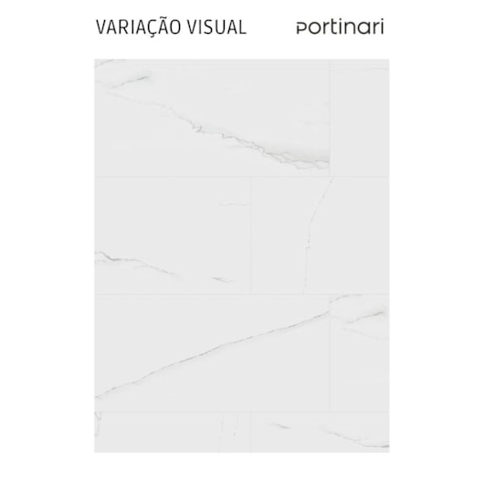 Porcelanato Portinari Lumina Wh Acetinado 58,4x117cm Retificado - Imagem principal - ca72cd74-2855-4384-834b-810982e51dda