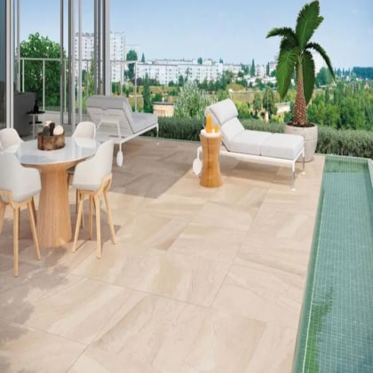 Porcelanato Portinari Mediterraneo Sbe Mathard 87,7x87,7cm Retificado