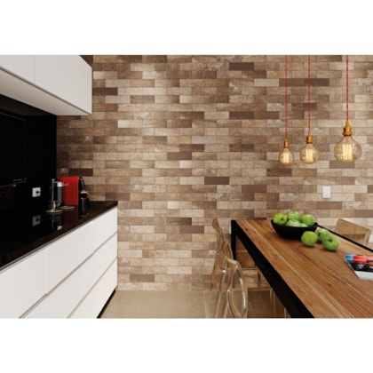 Porcelanato Portinari My Bricks Steel Bw Matte 7,75x24,1cm Bold