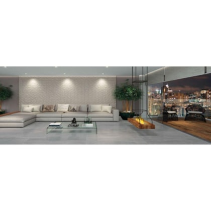 Porcelanato Portinari Native Bw Deck Externo 90x90cm Retificado