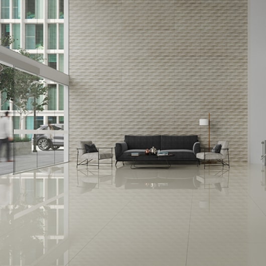 Porcelanato Portinari Neutral Natural 90x90cm Retificado  - Imagem principal - 3521e7cc-5b56-4e70-bc4d-f2a9f159321f