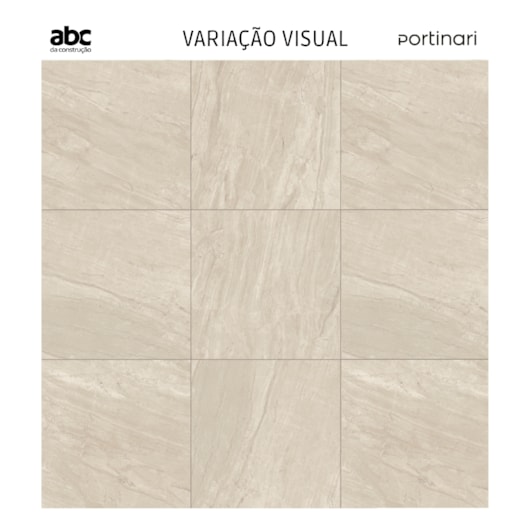 Porcelanato Portinari Palazzo Travertino Be Natural 90x90cm Retificado - Imagem principal - f8c206ac-228d-4107-89af-dadb3950228b