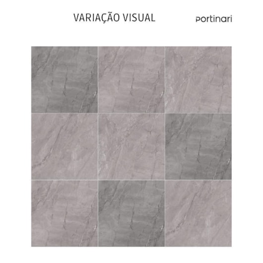 Porcelanato Portinari Pietra Di Savoie Gr Polido 100x100cm Retificado - Imagem principal - 8c7142e6-c97e-427d-a2ac-f85f1e0989cc