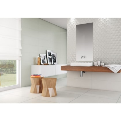 Porcelanato Portinari Portland Hd Off White 87,7x87,7cm Retificado