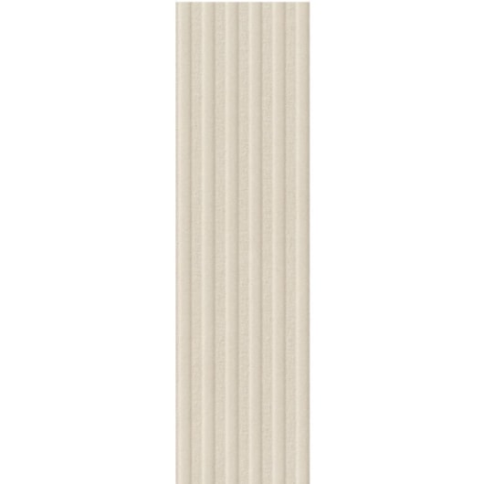 Porcelanato Portinari Santorini Ripado Off White Matte 40x120cm Retificado - Imagem principal - ae21d576-bb7a-48af-b170-13141bd53fb0