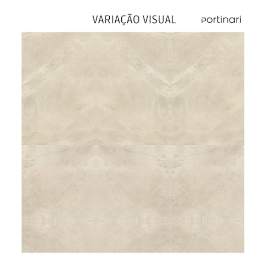 Porcelanato Portinari Scultore Bege Natural 120x120cm Retificado - Imagem principal - 70992c60-66a7-4b20-b05c-1627b06fba06