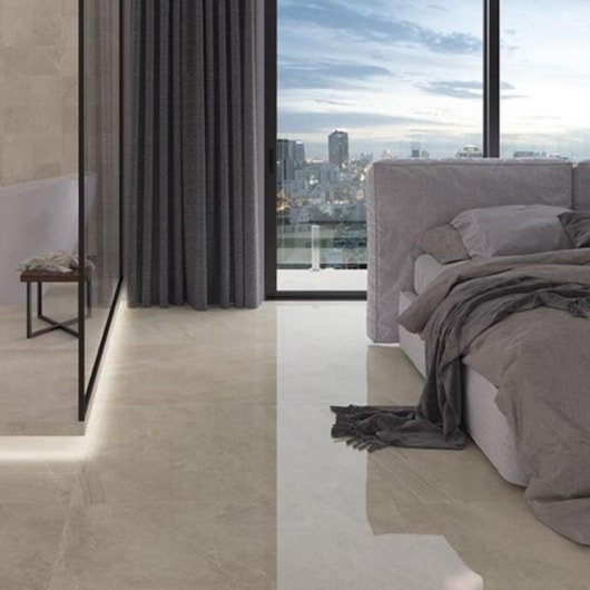 Porcelanato Portinari Scultore Bege Polido 120x120cm Retificado - Imagem principal - ef2e490d-86d8-4298-991d-84a25f7823a1