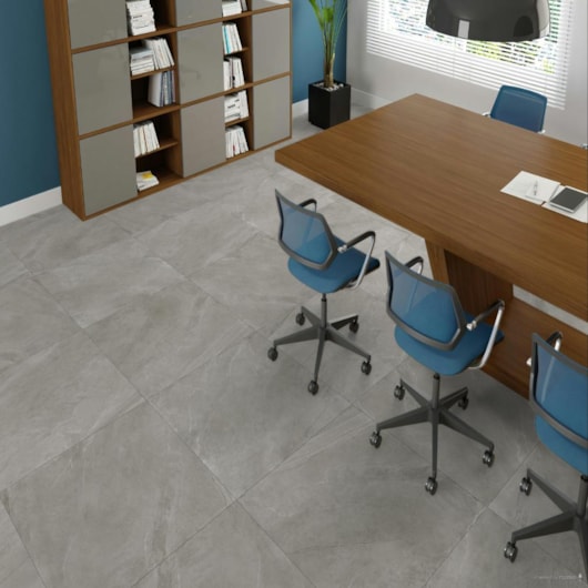 Porcelanato Portinari Scultore Grigio Polido 120x120cm Retificado - Imagem principal - 67020501-da81-4bd1-9f09-f9731a336764