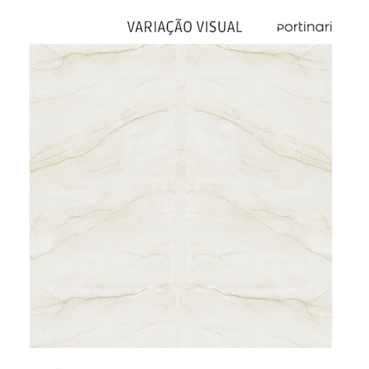 Porcelanato Portinari Solene White Natural 120x120cm Mármore Retificado  - Imagem principal - b36e6451-b70f-4da2-a075-9a8d45077720