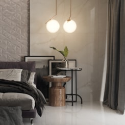 Porcelanato Portinari Solene White Polido 120x120cm Retificado
