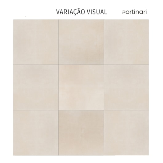 Porcelanato Portinari York Beige Polido 87,7x87,7cm Bege Retificado  - Imagem principal - 872fe64a-3e16-4ee0-a626-77403df7d913